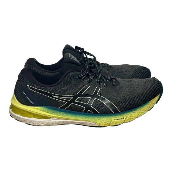 ASICS GT-2000 10 Gray Blue Yellow Running Shoes Men’s Size 10.5 FlyteFoam - Picture 1 of 10